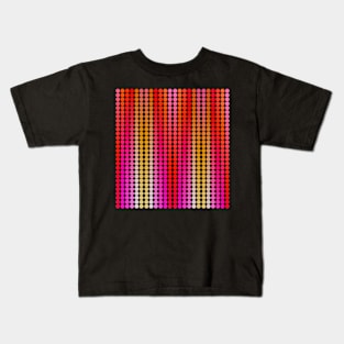 Dots orange, red, pink Kids T-Shirt